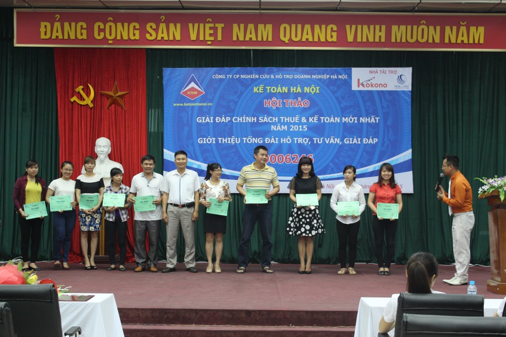 hoi thao 9 Kế toán Hà Nội tổ chức hội thảo Giải đáp chính sách thuế và kế toán mới nhất năm 2015
