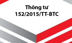 thong tu 152 Thông tư số 152/2015/TT BTC hướng dẫn về thuế tài nguyên.