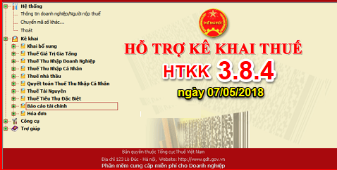 htkk3 8 4 Nâng cấp ứng dụng HTKK 3.8.4, iTaxviewer 1.4.6, iHTKK 3.6.4
